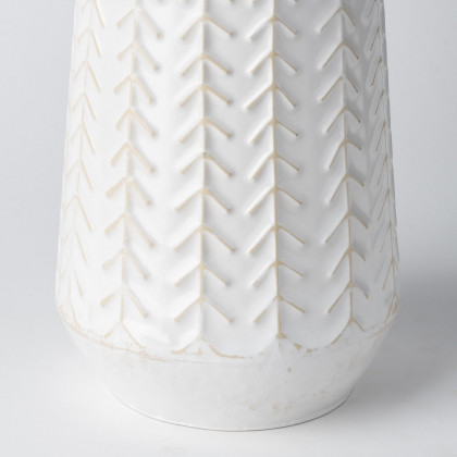 Mercana Gemma Vase - White, Ceramic