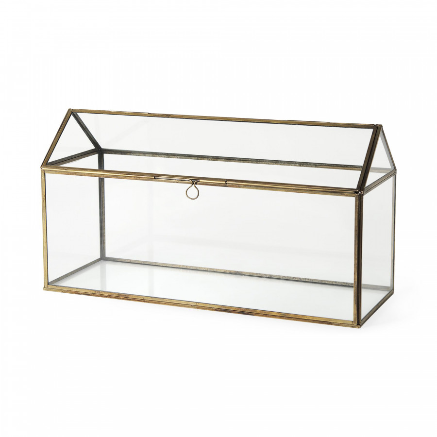 Mercana - Hutt Gold Glass Terrarium Box