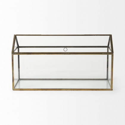 Mercana - Hutt Gold Glass Terrarium Box