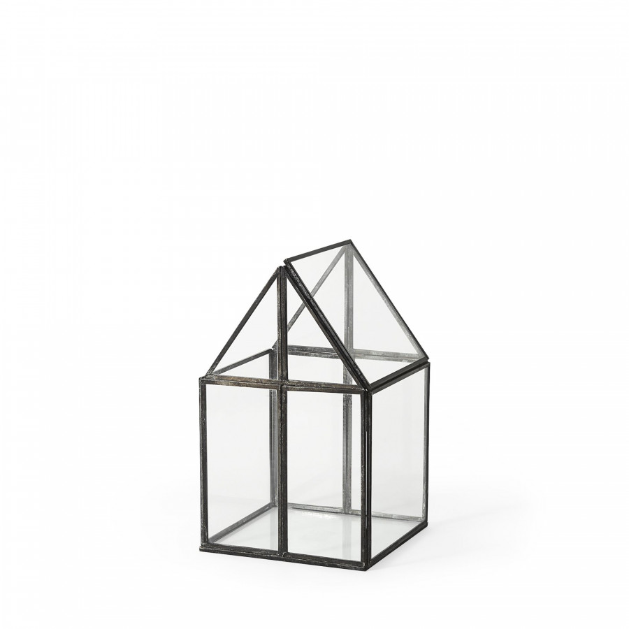 Mercana Sikes Small Glass Terrarium - Clear