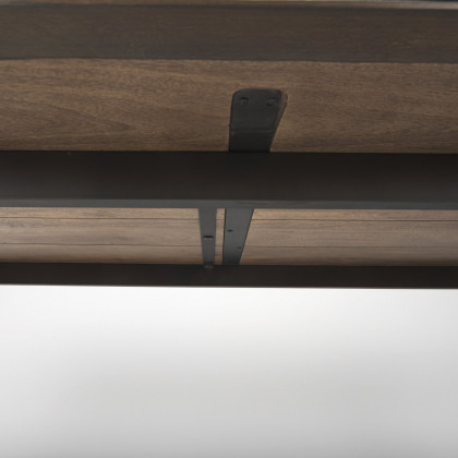 Mercana - Nicholas Dining Table in Brown, Solid Wood