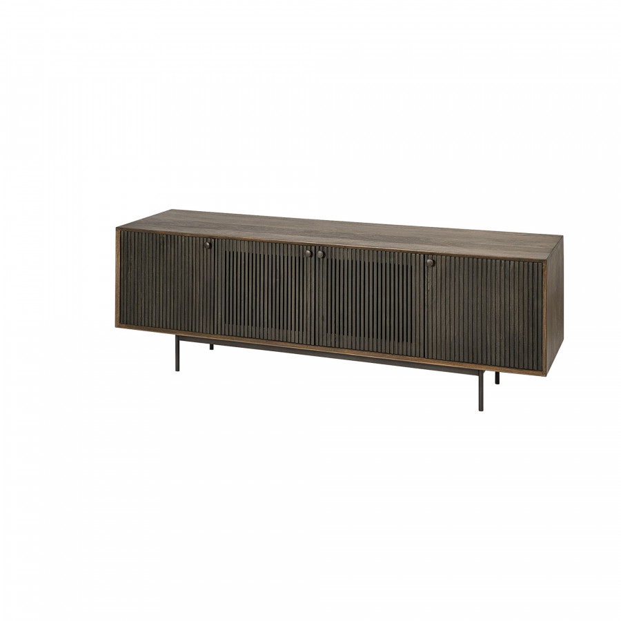Mercana - Grace Media Console in Brown, Wood