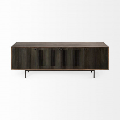 Mercana - Grace Media Console in Brown, Wood