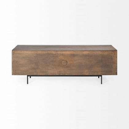 Mercana - Grace Media Console in Brown, Wood