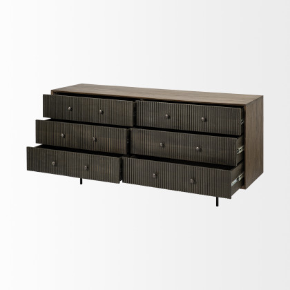 Mercana - Grace Sideboard in Brown, Solid Wood