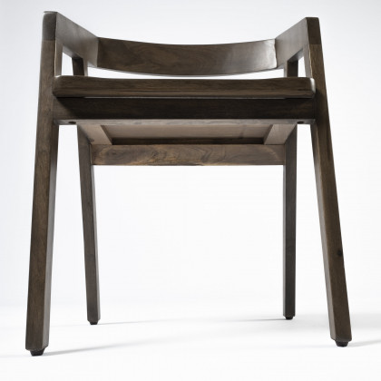 Mercana - Nicholas Dining Chair in Brown, Solid Wood