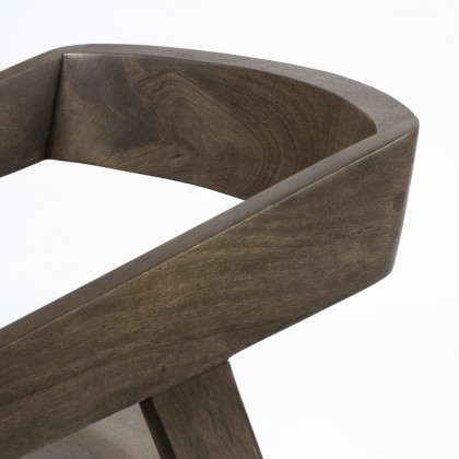Mercana - Nicholas Dining Chair in Brown, Solid Wood