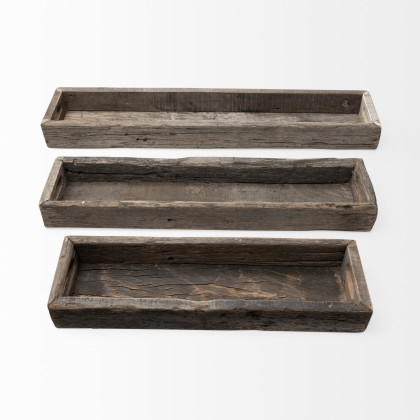 Mercana Vernon Tray - Brown, L30"
