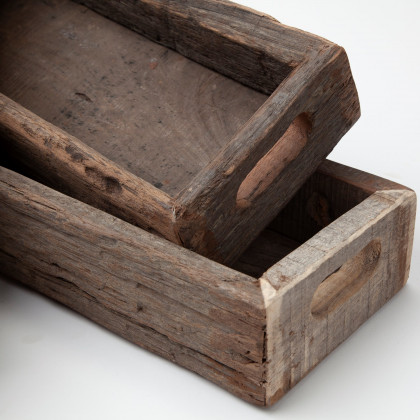 Mercana Vernon Tray - Brown, L30"