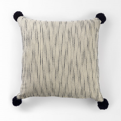 Mercana Krystal Pillow - Cream/Blue, 20x20