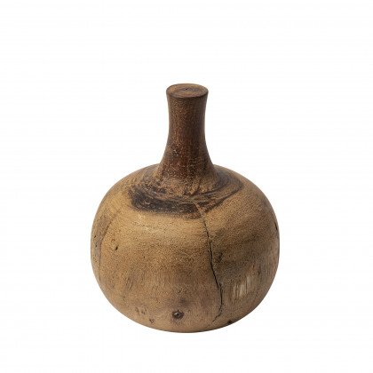 Mercana - Afra Solid Wood Vase Shaped Decorative Object