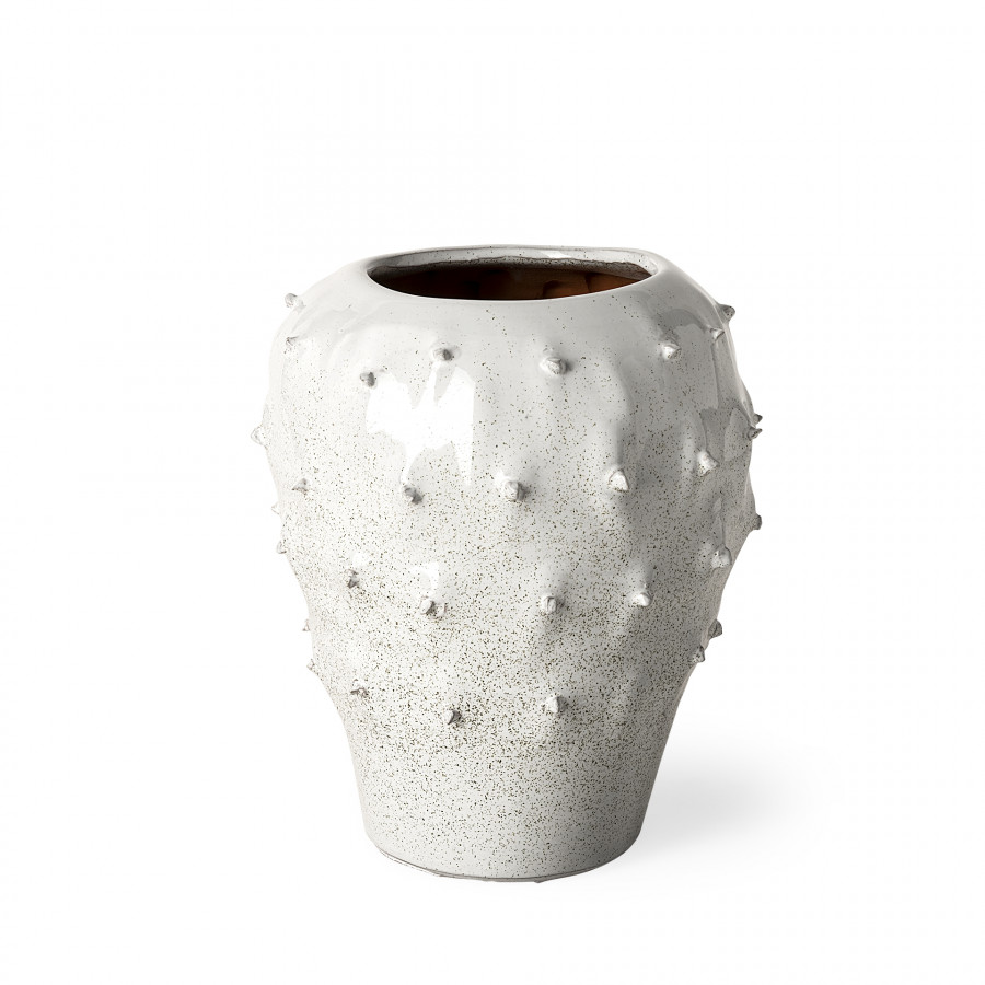 Mercana Julian Vase - White, H11"