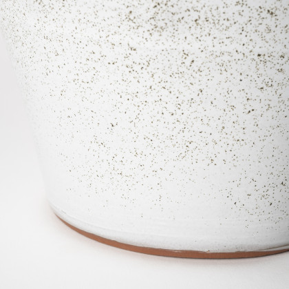Mercana Julian Vase - White, H14"