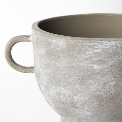 Mercana Deya 7" Vase - Brown, Ceramic