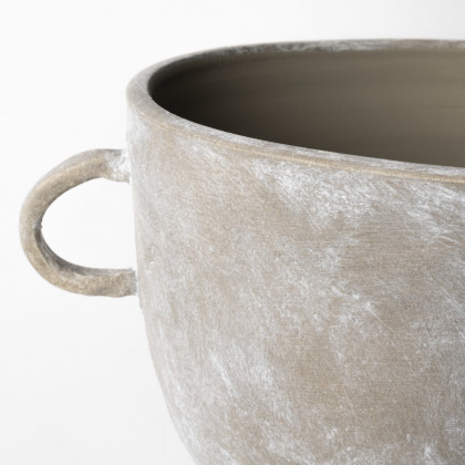 Mercana Deya 10" Vase - Brown, Ceramic