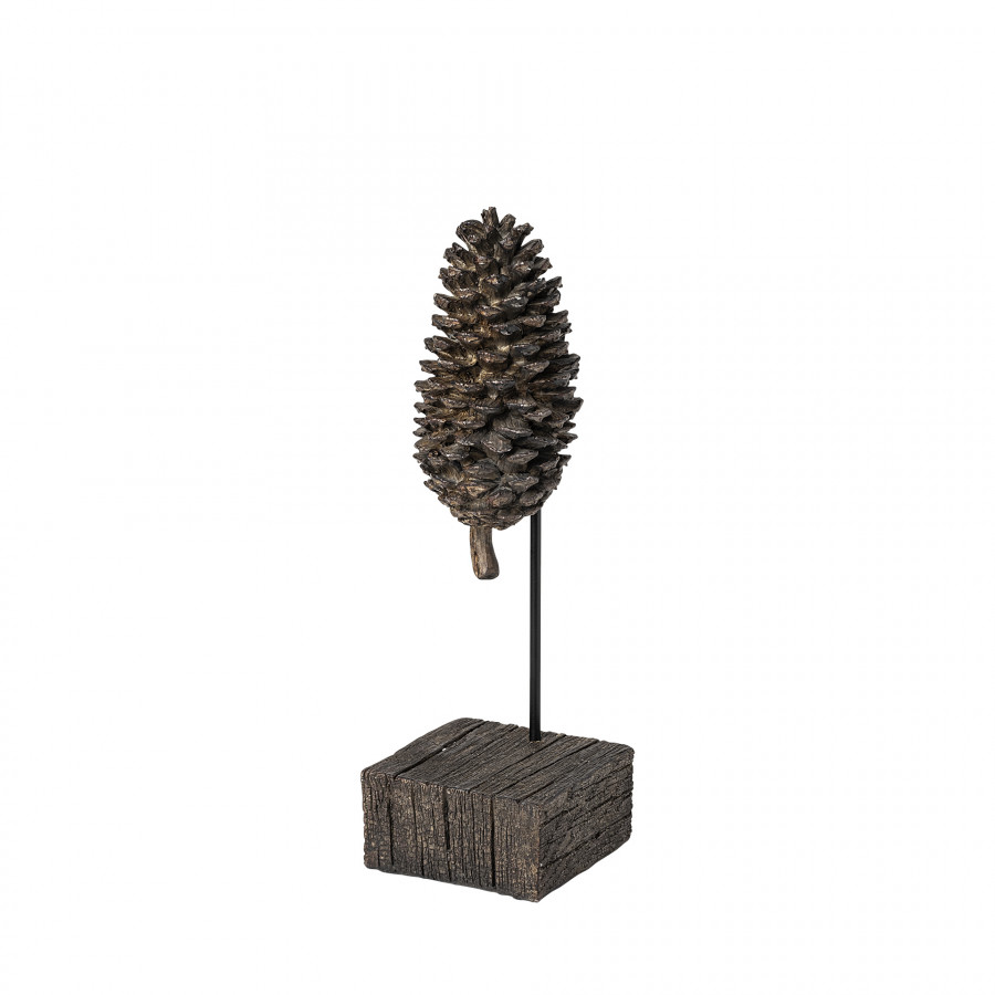 Mercana - Pinterra Object in Brown, Solid Wood