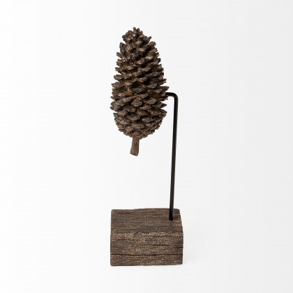 Mercana - Pinterra Object in Brown, Solid Wood