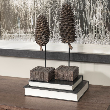 Mercana - Pinterra Object in Brown, Solid Wood