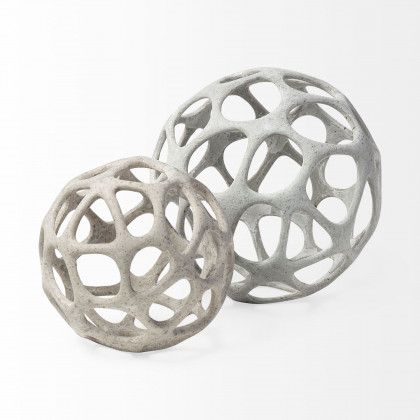 Mercana Spiro Small Object - White, Resin