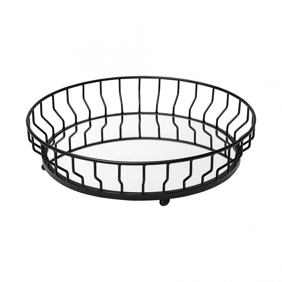 Mercana - Helena Tray in Black, Metal