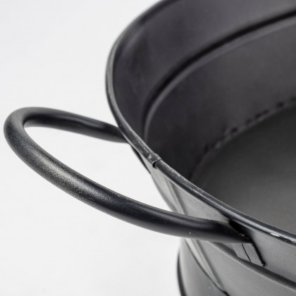 Mercana - Reno Basket in Black, Metal
