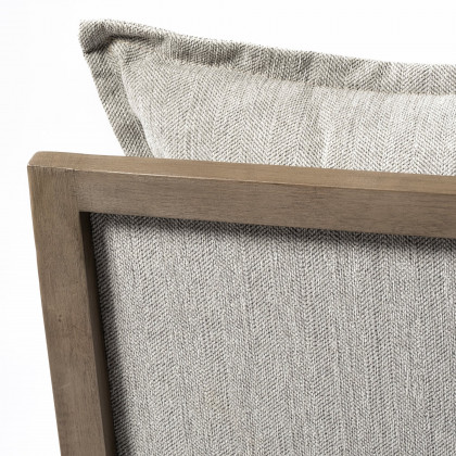 Mercana - Sherlock Accent Chair in Brown/Gray, Wood