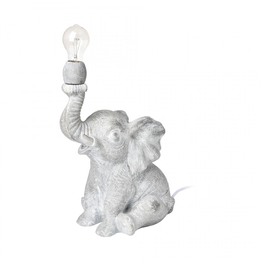 Mercana - Tantor Table Lamp in Gray, Resin