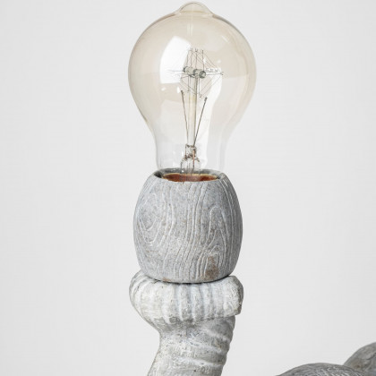 Mercana - Tantor Table Lamp in Gray, Resin