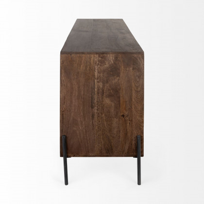 Mercana - Glenn Sideboard in Brown, Solid Wood