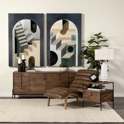Mercana - Glenn Sideboard in Brown, Solid Wood