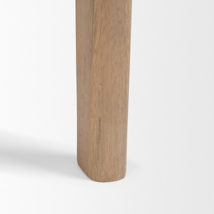 Mercana - Cleaver Accent Table in Brown, Solid Wood