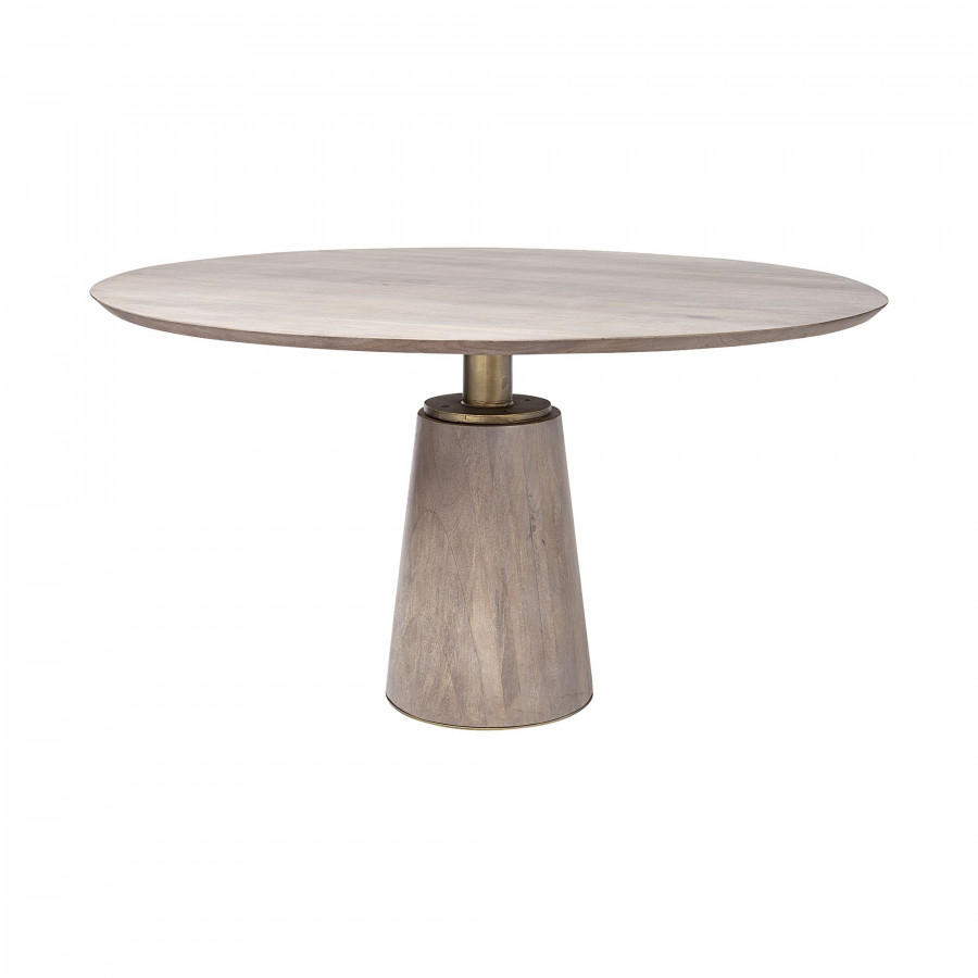 Mercana Maxwell Round Dining Table - Brown