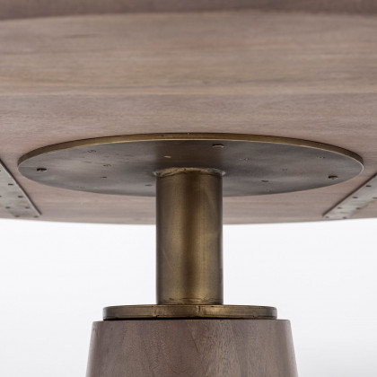 Mercana Maxwell Round Dining Table - Brown