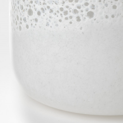 Mercana - Pearl Vase in White, Resin