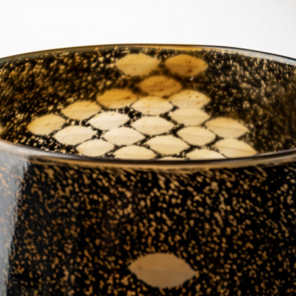 Mercana Mojave Large Vase - Black, Glass
