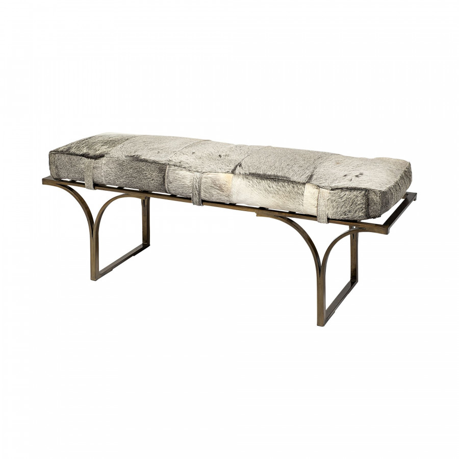 Mercana Jessie Bench - White/Gray
