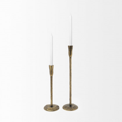 Mercana Levit Candle Holder - Gold, H20"