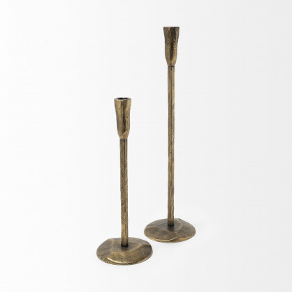 Mercana Levit Candle Holder - Gold, H20"