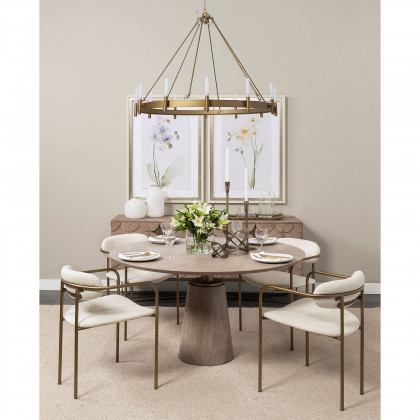 Mercana Levit Candle Holder - Gold, H20"