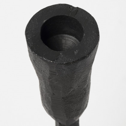 Mercana Levit Candle Holder - Black, H14"