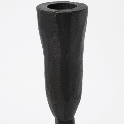 Mercana Levit Candle Holder - Black, H14"