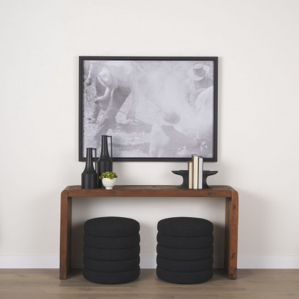 Mercana Anvilia Anvil Shaped Bookends (Set of 2) - Black