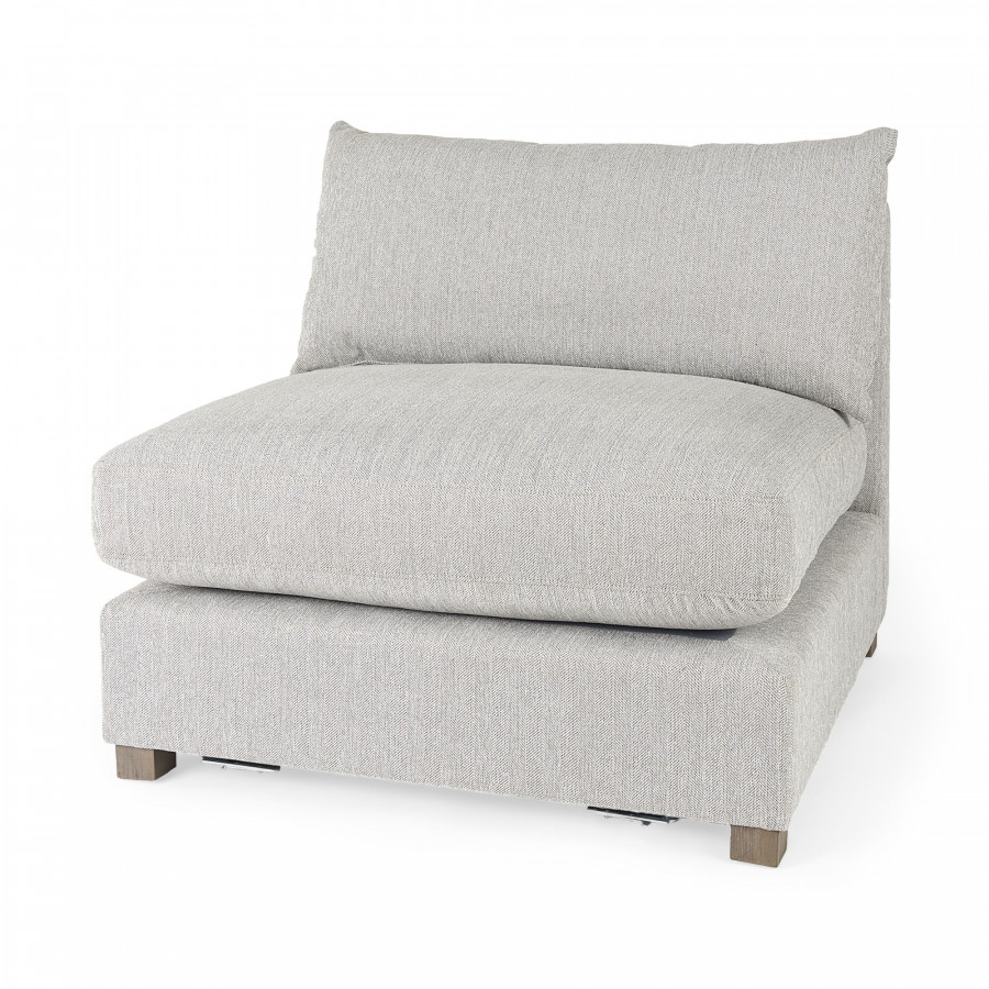 Mercana Valence Armless Sectional Elements - Light Gray