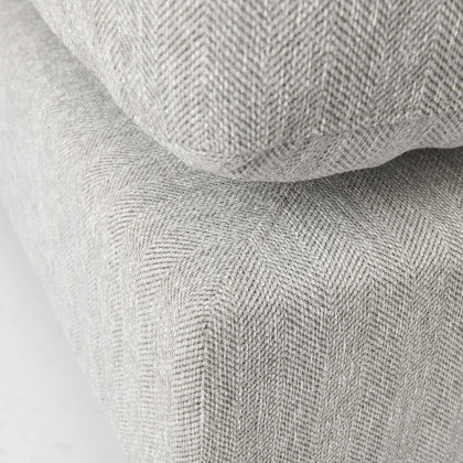 Mercana Valence Small Ottoman Sectional Elements - Light Gray
