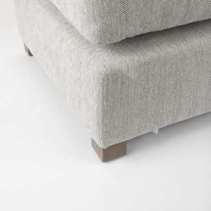 Mercana Valence Small Ottoman Sectional Elements - Light Gray