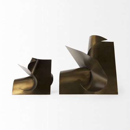 Mercana Francesca Large Object - Gold, Metal