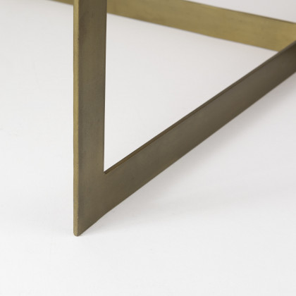 Mercana Faye Square Coffee Table - Beige, Wood