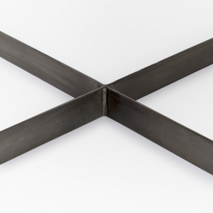Mercana Faye Square Coffee Table - Brown/Silver, Wood