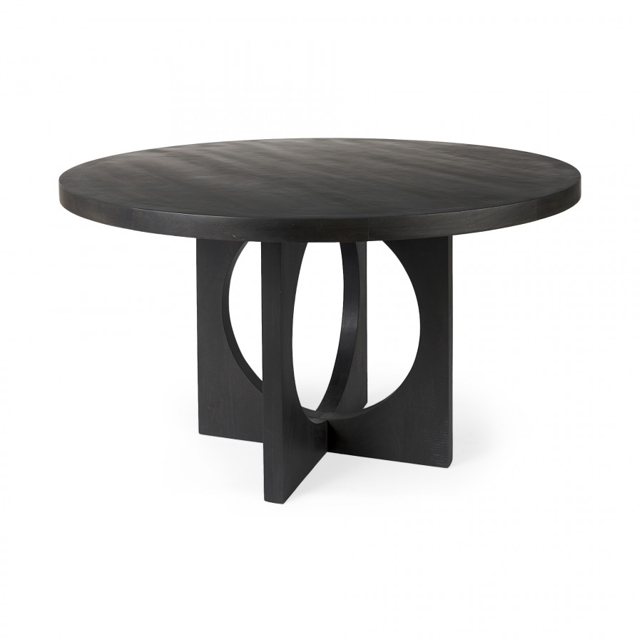 Mercana Liesl Dining Table - Black, Wood