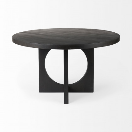 Mercana Liesl Dining Table - Black, Wood